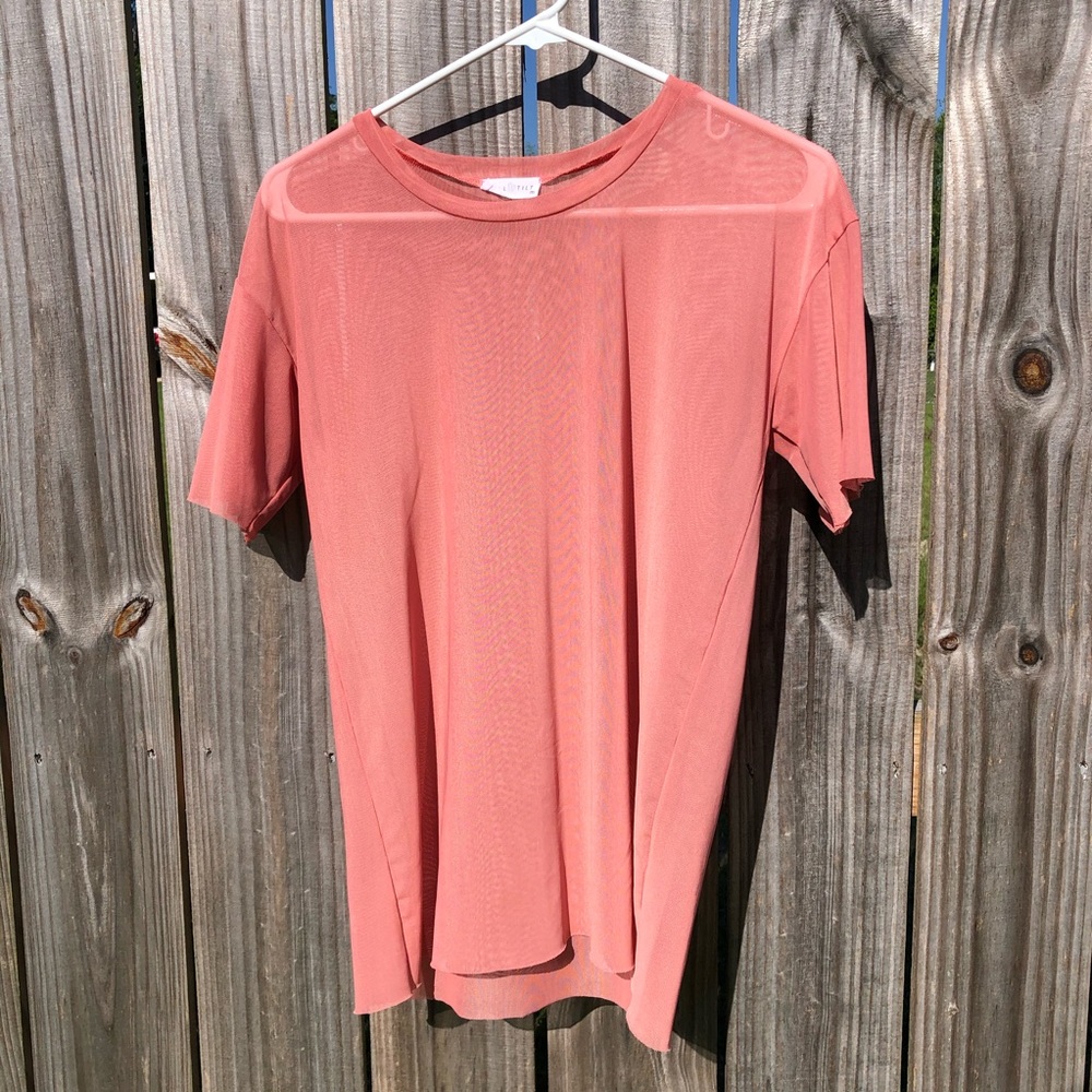 Full Tilt Sheer Mesh Top